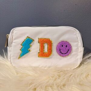 D Smiley Fanny Pack Crossbody Belt Bag Purse